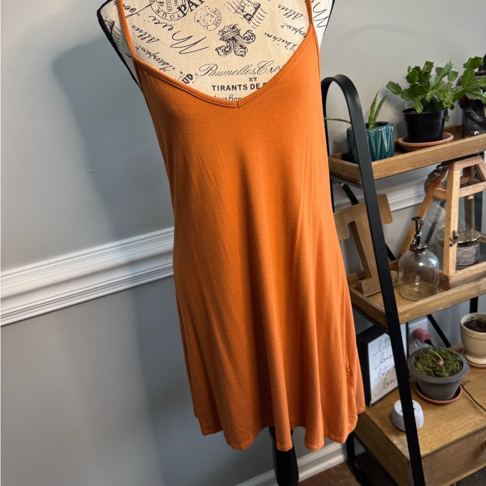 Free People Orange Dress